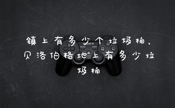 镇上有多少个垃圾桶，贝洛伯格地上有多少垃圾桶