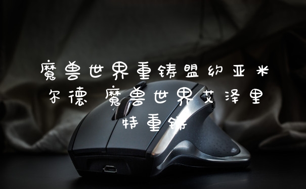 魔兽世界重铸盟约亚米尔德 魔兽世界艾泽里特重铸