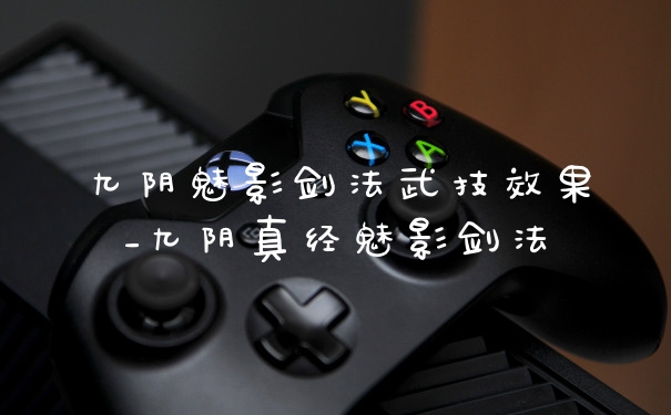 九阴魅影剑法武技效果_九阴真经魅影剑法
