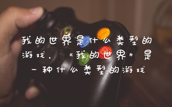 我的世界是什么类型的游戏，《我的世界》是一种什么类型的游戏