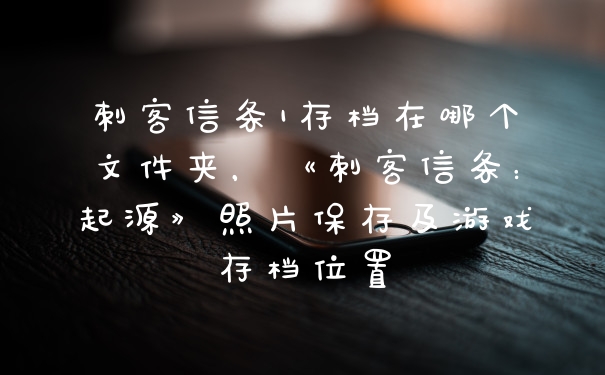刺客信条1存档在哪个文件夹，《刺客信条：起源》照片保存及游戏存档位置
