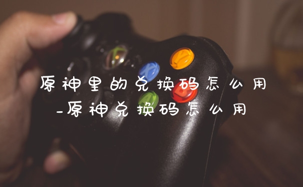原神里的兑换码怎么用_原神兑换码怎么用