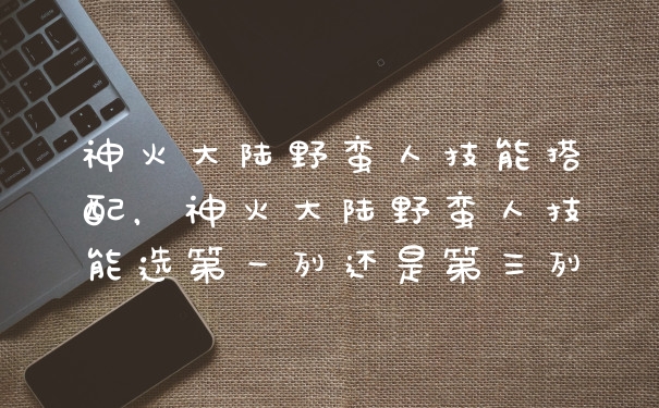神火大陆野蛮人技能搭配，神火大陆野蛮人技能选第一列还是第三列