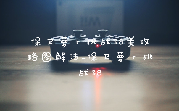 保卫萝卜挑战38关攻略图解法_保卫萝卜挑战38
