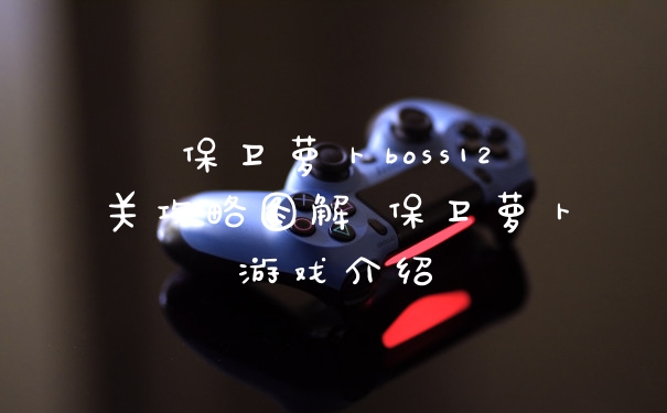 保卫萝卜boss12关攻略图解 保卫萝卜游戏介绍