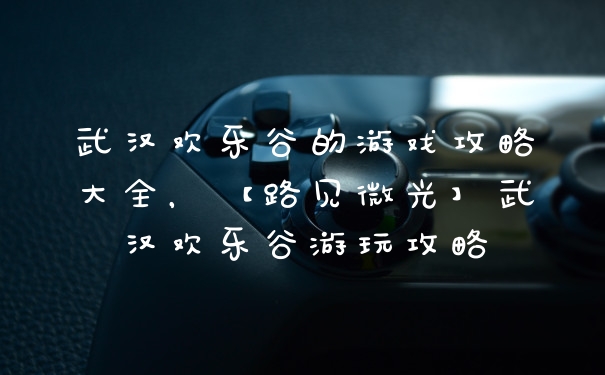 武汉欢乐谷的游戏攻略大全，【路见微光】武汉欢乐谷游玩攻略