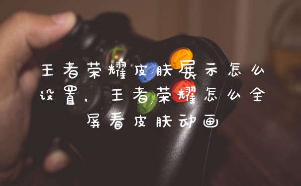 王者荣耀皮肤展示怎么设置，王者荣耀怎么全屏看皮肤动画
