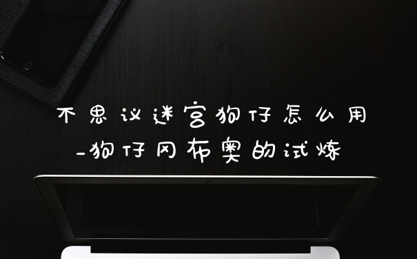 不思议迷宫狗仔怎么用_狗仔冈布奥的试炼