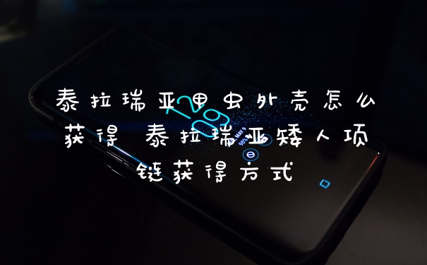 泰拉瑞亚甲虫外壳怎么获得 泰拉瑞亚矮人项链获得方式
