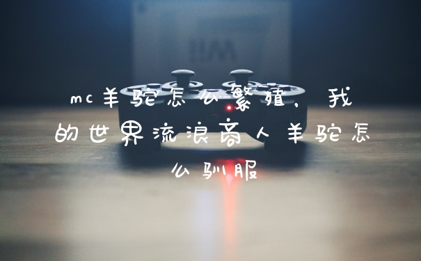 mc羊驼怎么繁殖，我的世界流浪商人羊驼怎么驯服