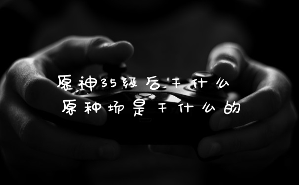 原神35级后干什么 原种场是干什么的
