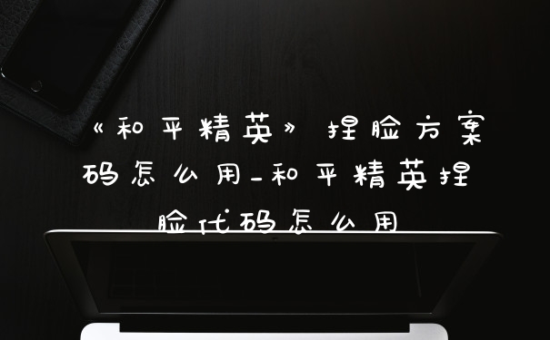 《和平精英》捏脸方案码怎么用_和平精英捏脸代码怎么用