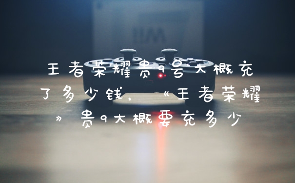 王者荣耀贵9号大概充了多少钱，《王者荣耀》贵9大概要充多少