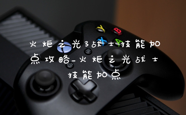 火炬之光3战士技能加点攻略_火炬之光战士技能加点
