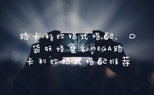 路卡利欧招式搭配，口袋妖怪复刻MEGA路卡利欧招式搭配推荐