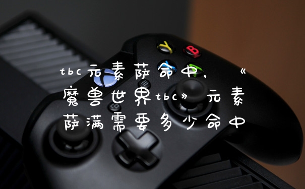 tbc元素萨命中，《魔兽世界tbc》元素萨满需要多少命中