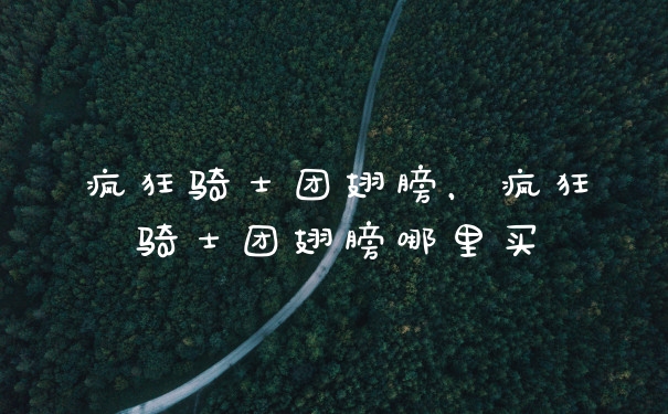 疯狂骑士团翅膀，疯狂骑士团翅膀哪里买