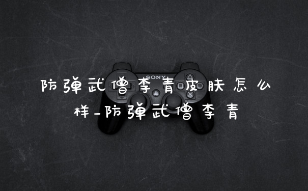 防弹武僧李青皮肤怎么样_防弹武僧李青