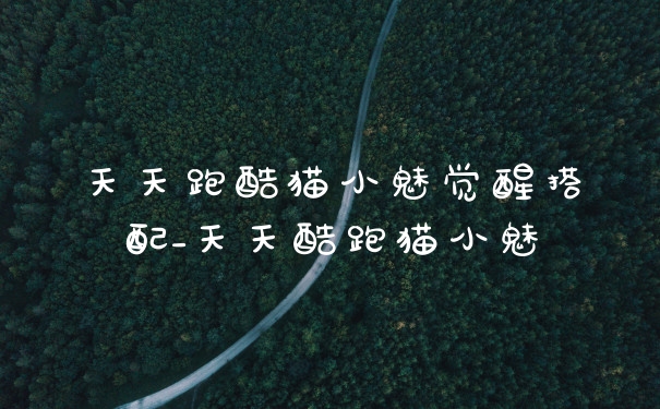 天天跑酷猫小魅觉醒搭配_天天酷跑猫小魅