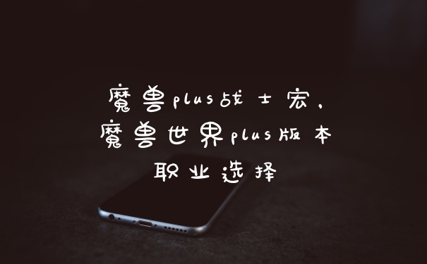 魔兽plus战士宏，魔兽世界plus版本职业选择