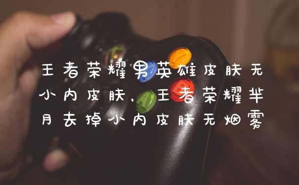 王者荣耀男英雄皮肤无小内皮肤，王者荣耀芈月去掉小内皮肤无烟雾