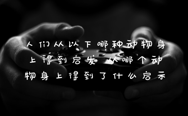 人们从以下哪种动物身上得到启发 从哪个动物身上得到了什么启示