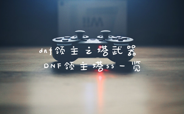 dnf领主之塔武器 DNF领主塔ss一览