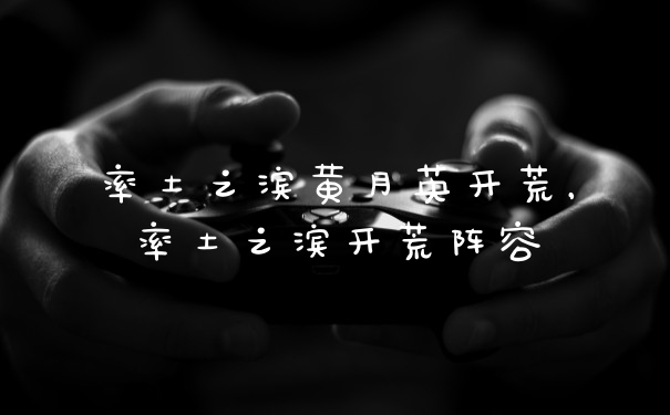 率土之滨黄月英开荒，率土之滨开荒阵容