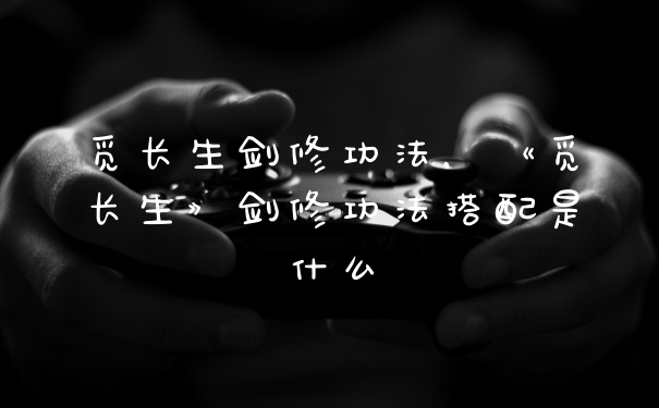 觅长生剑修功法，《觅长生》剑修功法搭配是什么