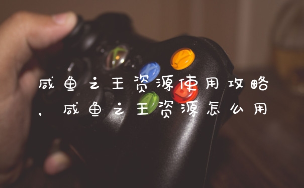 咸鱼之王资源使用攻略，咸鱼之王资源怎么用