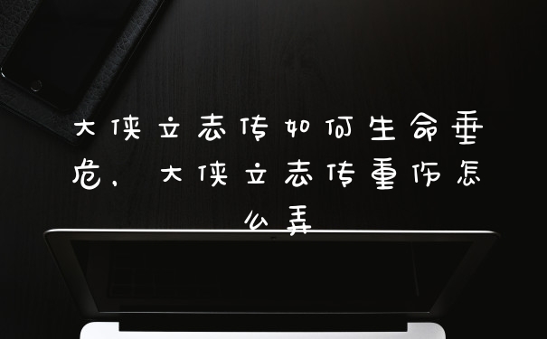 大侠立志传如何生命垂危，大侠立志传重伤怎么弄