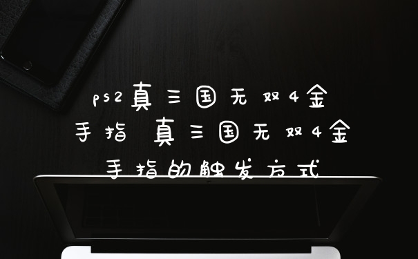 ps2真三国无双4金手指 真三国无双4金手指的触发方式