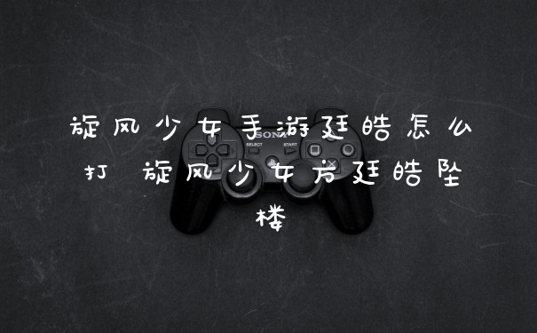 旋风少女手游廷皓怎么打 旋风少女方廷皓坠楼