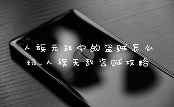 人族无敌中的盗贼怎么玩_人族无敌盗贼攻略