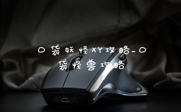 口袋妖怪XY攻略_口袋怪兽攻略