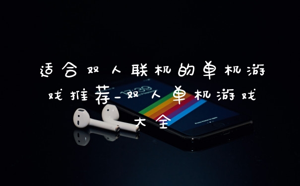 适合双人联机的单机游戏推荐_双人单机游戏大全