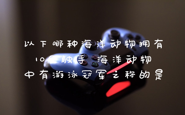 以下哪种海洋动物拥有10只触手 海洋动物中有游泳冠军之称的是