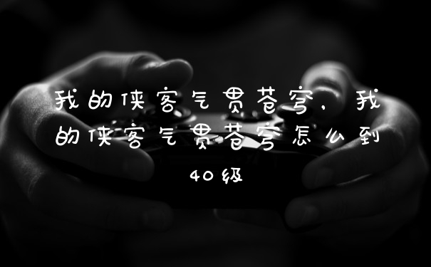我的侠客气贯苍穹，我的侠客气贯苍穹怎么到40级