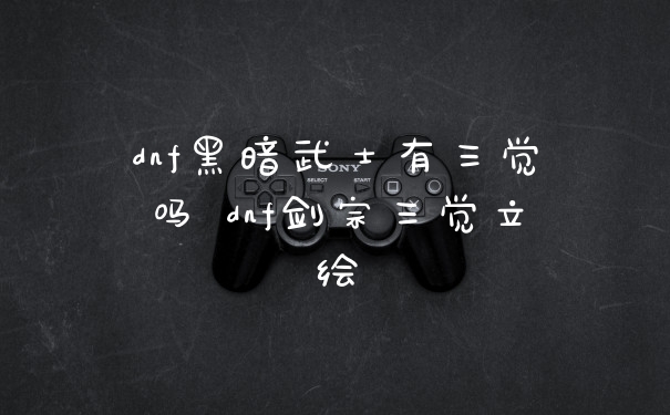 dnf黑暗武士有三觉吗 dnf剑宗三觉立绘