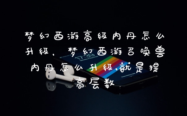 梦幻西游高级内丹怎么升级，梦幻西游召唤兽内丹怎么升级,就是提高层数