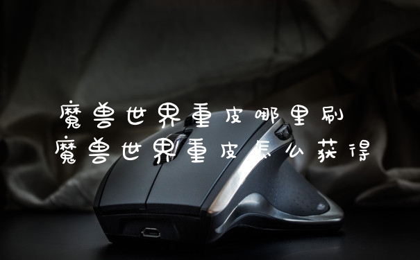 魔兽世界重皮哪里刷 魔兽世界重皮怎么获得