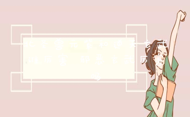 北圣兽元紫和逆天玄武谁厉害 邪恶玄武厉害吗