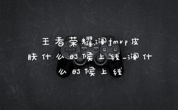 王者荣耀澜fmvp皮肤什么时候上线_澜什么时候上线