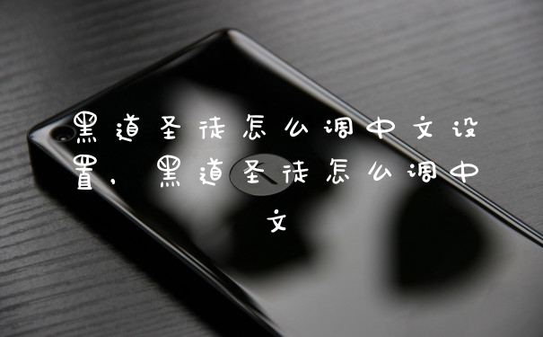 黑道圣徒怎么调中文设置，黑道圣徒怎么调中文