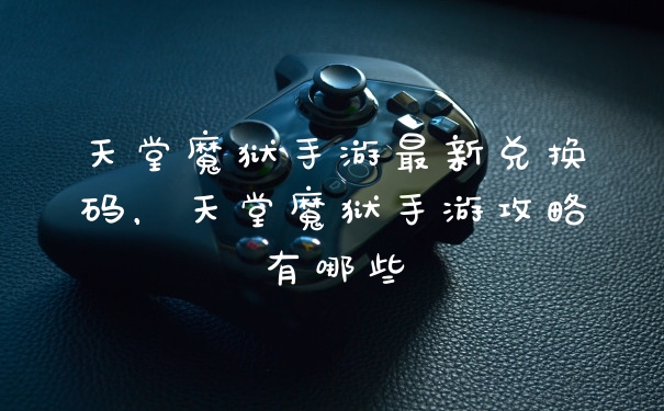天堂魔狱手游最新兑换码，天堂魔狱手游攻略有哪些