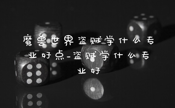 魔兽世界盗贼学什么专业好点_盗贼学什么专业好