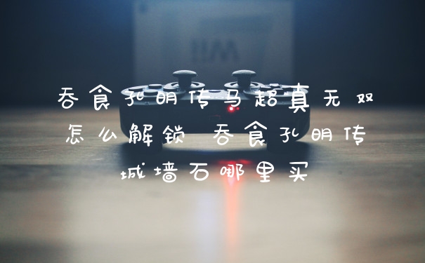 吞食孔明传马超真无双怎么解锁 吞食孔明传城墙石哪里买