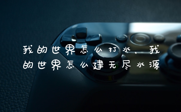 我的世界怎么打水，我的世界怎么建无尽水源