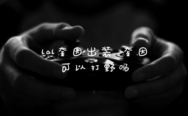 lol奎因出装 奎因可以打野吗