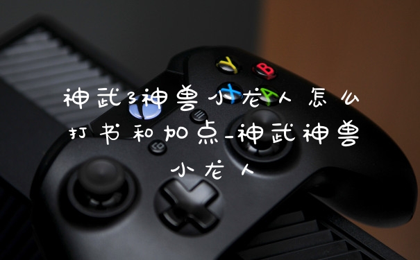 神武3神兽小龙人怎么打书和加点_神武神兽小龙人